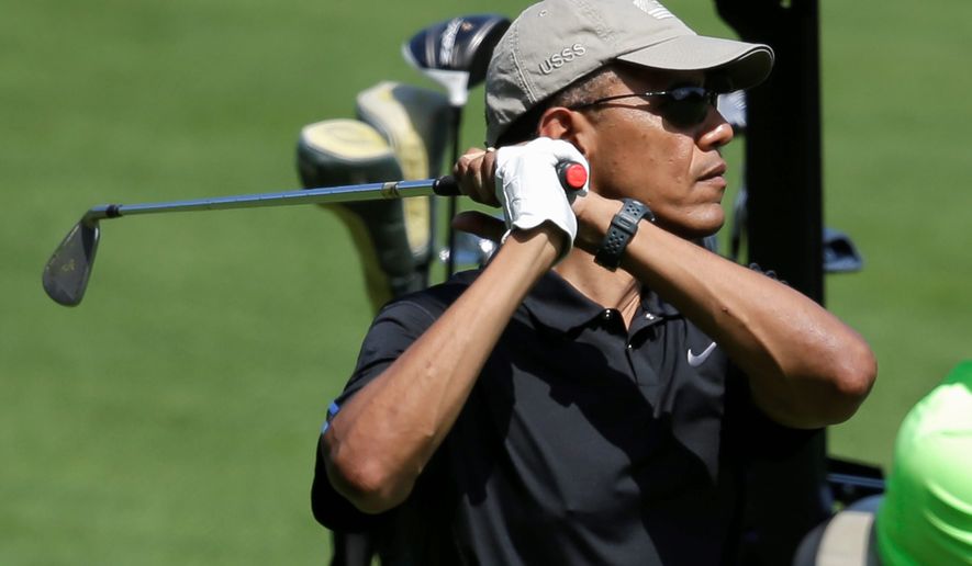 WOW! — “Obama’s one achievement — out golfing Tiger Woods”