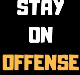 We must always stay on offense:  our next initiative will be announced this week
