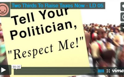 We scored a scalp!  For weeks we’ve been bashing Democrats — one of them “retired” last week