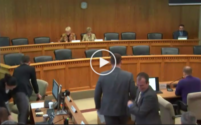 I was the only one there to testify against getting rid of the 1% property tax cap