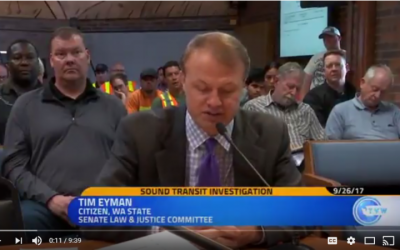 VIDEO: Eyman rakes Sound Transit Industrial Complex at judicial hearing in Kent