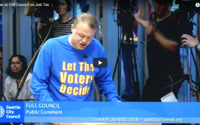 Eyman rips Seattle Clowncil for blocking vote on head tax