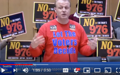 WATCH VIDEO: I-976 Eyman versus Socialist Kshama Sawant and the Seattle City Clown-cil. Here’s how I defended taxpayers, initiative process, and I-976.